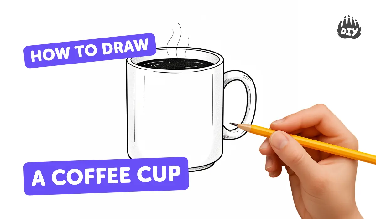 how to draw a mug