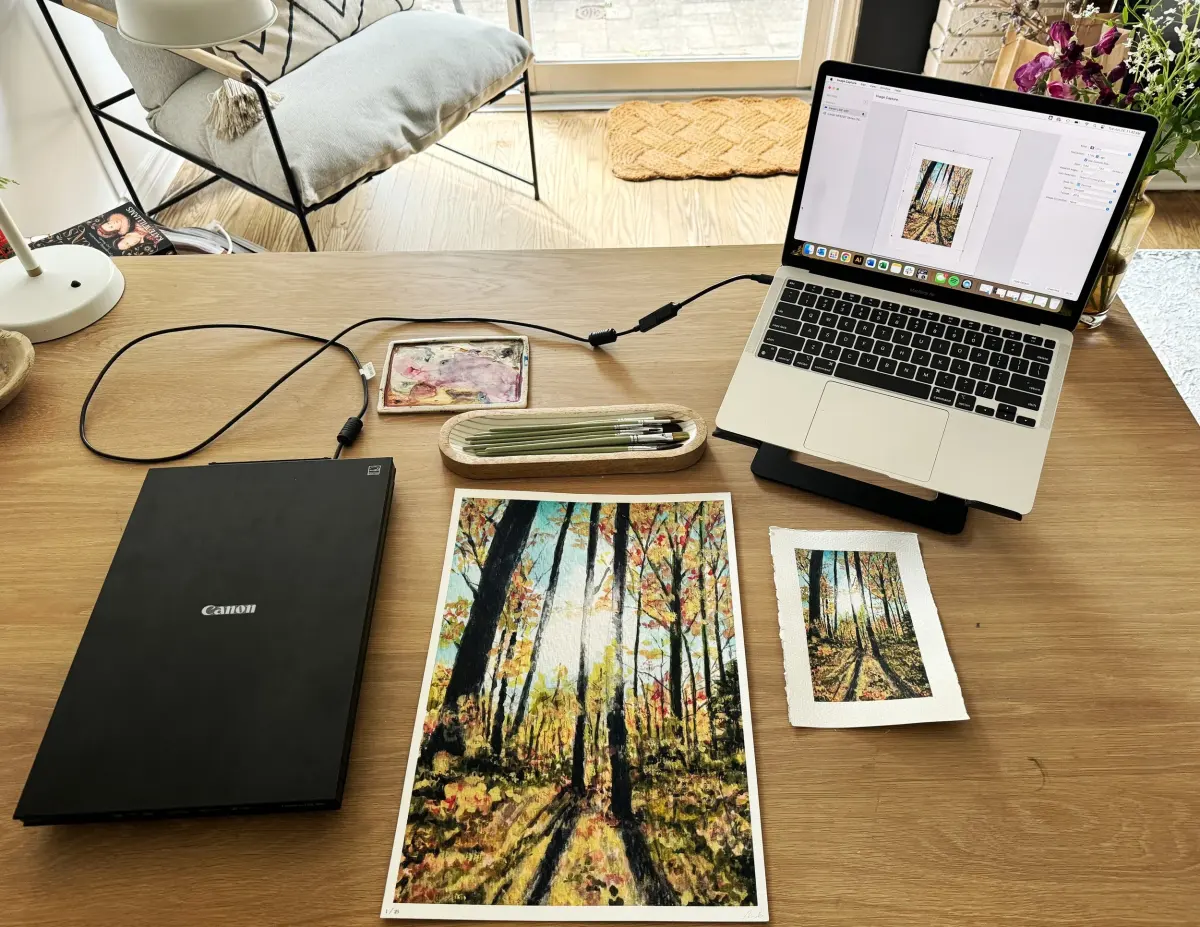 How To Scan Your Artwork for Prints