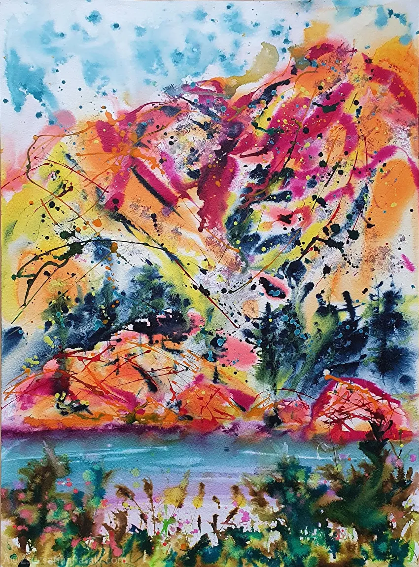 What is the difference between a sketch, a study, and a painting? En Plein Air: from watercolour sketch to lar