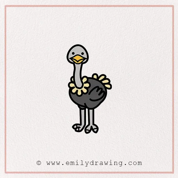 How to Draw an Ostrich