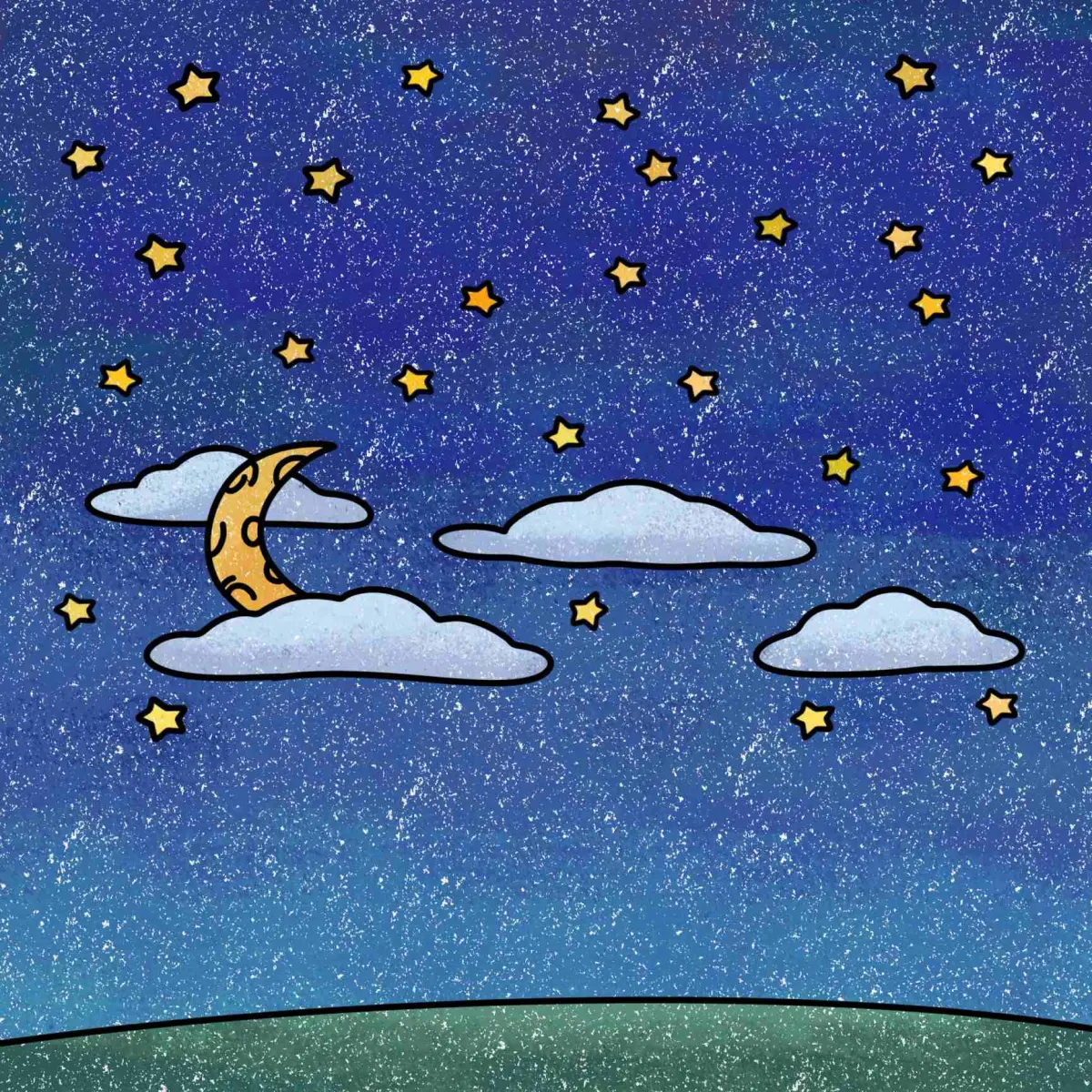 How to Draw a Starry Sky