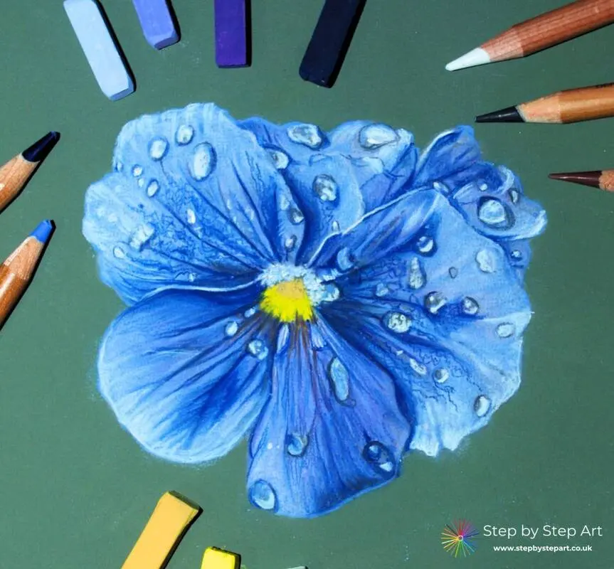 The Art of Soft Pastels: A Violet Pansy Tutorial