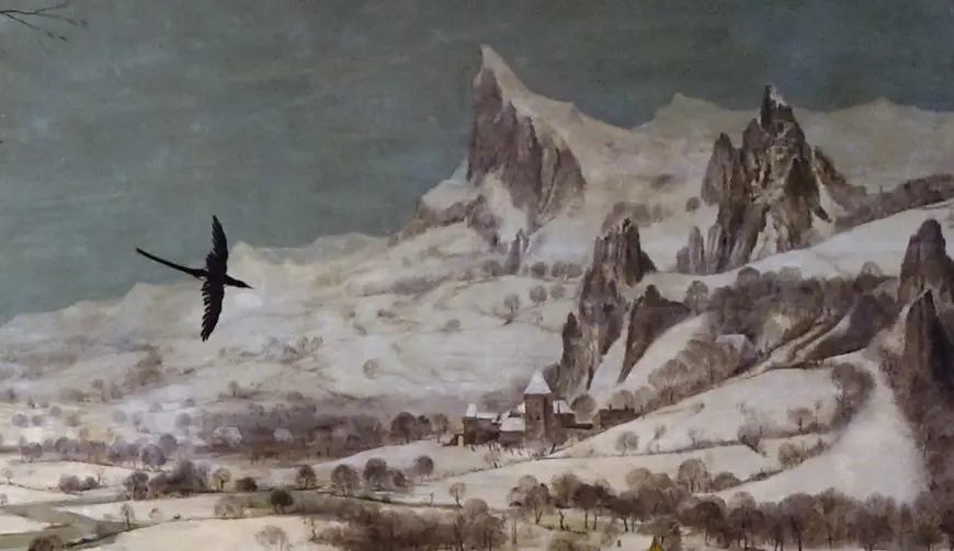 Hunters in the Snow (Winter) by Pieter Bruegel the Elder (article)