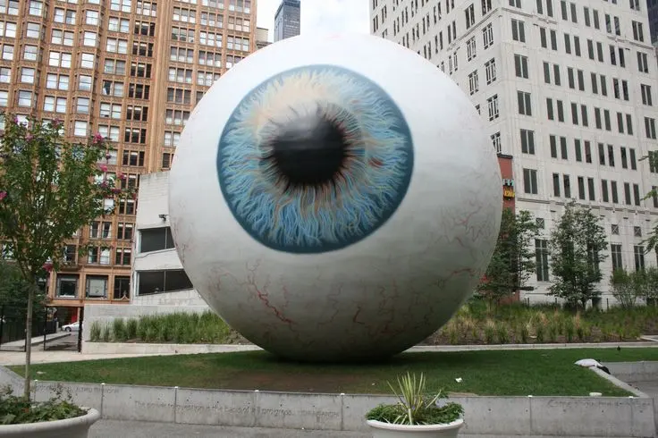 Scale are huge works of art. This big work of art is in Milwaukee and fits the description of scale nicely