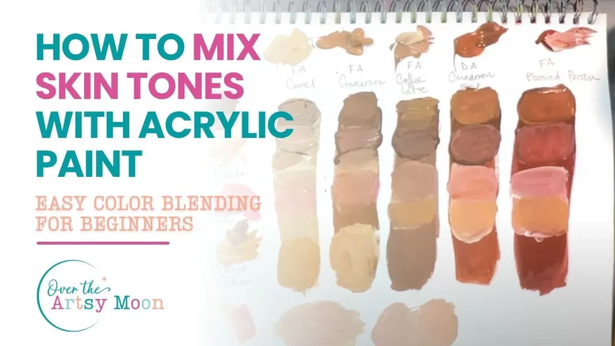 Color Blending Paints for Skin Tone