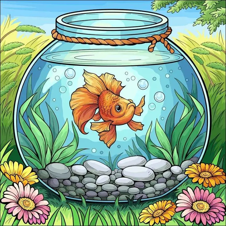 Aquarium drawing ideas