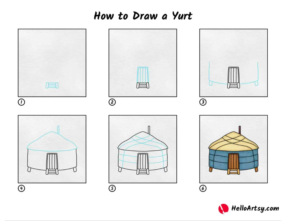 How to Draw a Yurt