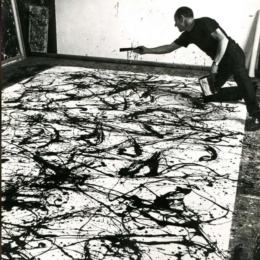 Jackson Pollock and His Drip Painting Technique
