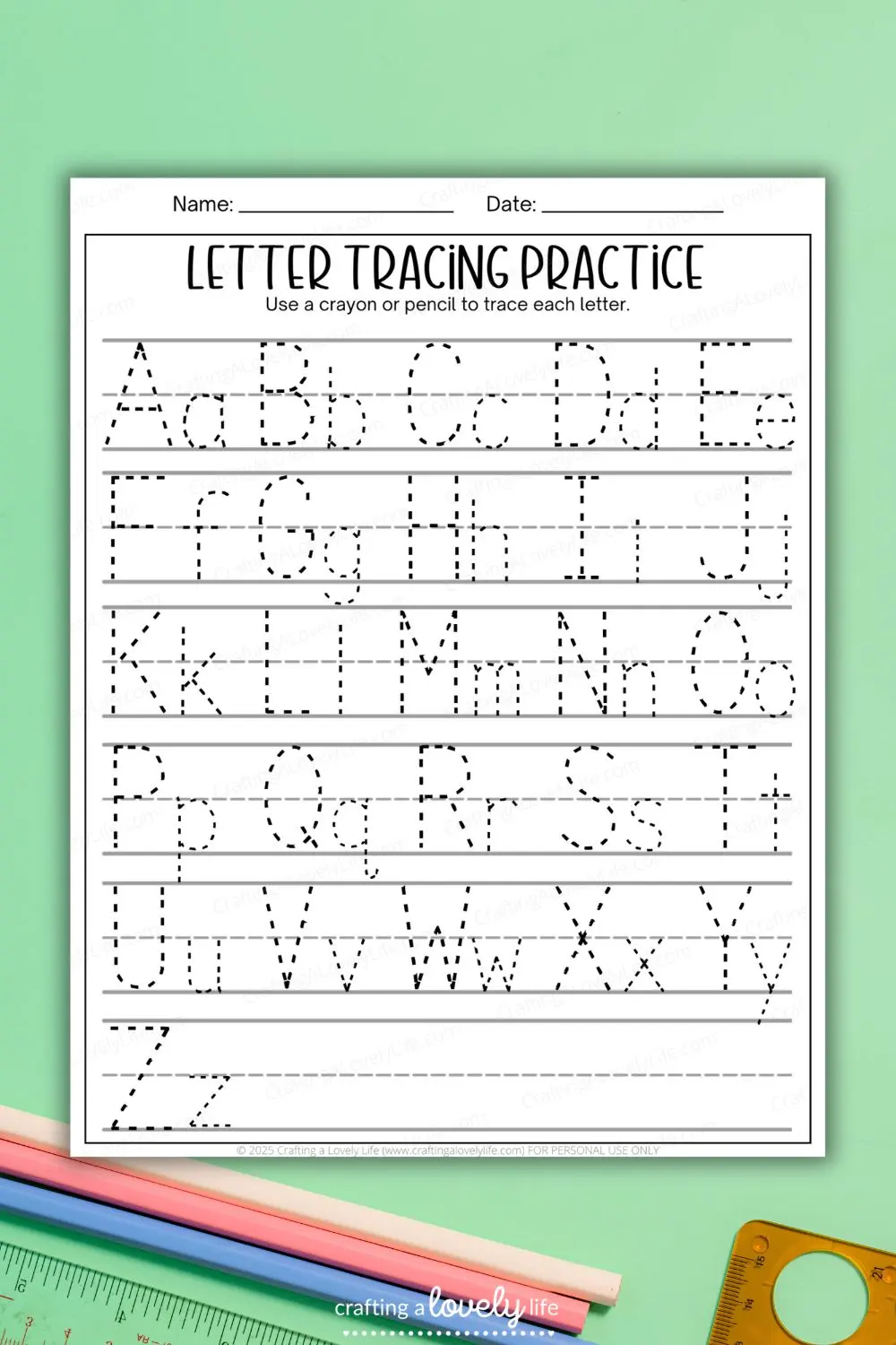Is it okay to trace for practice