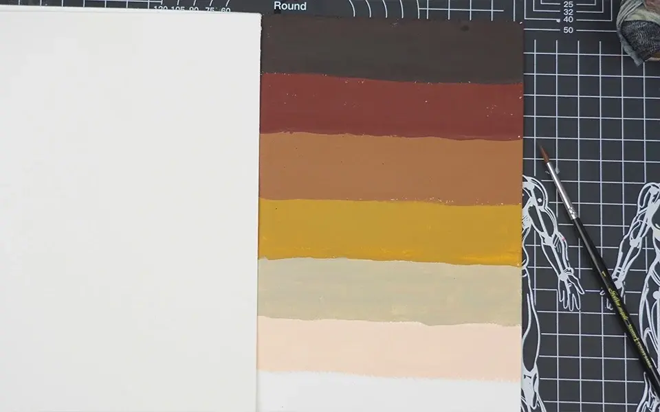 A Professional Guide to Mixing Realistic Skin Tones with Acrylics