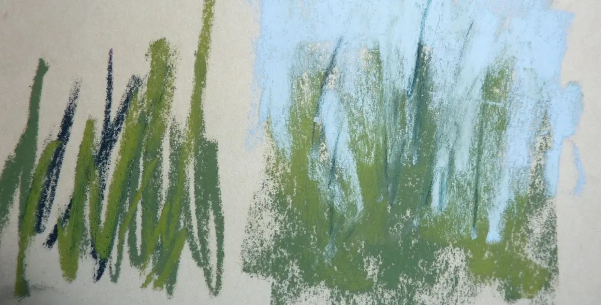 Paint grass acrylic paint — image 3