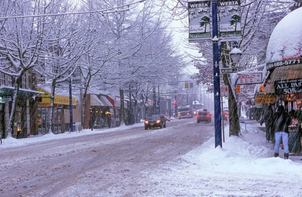 Vancouver Weather Forecast Calls For Up To 10 cm Of Snow