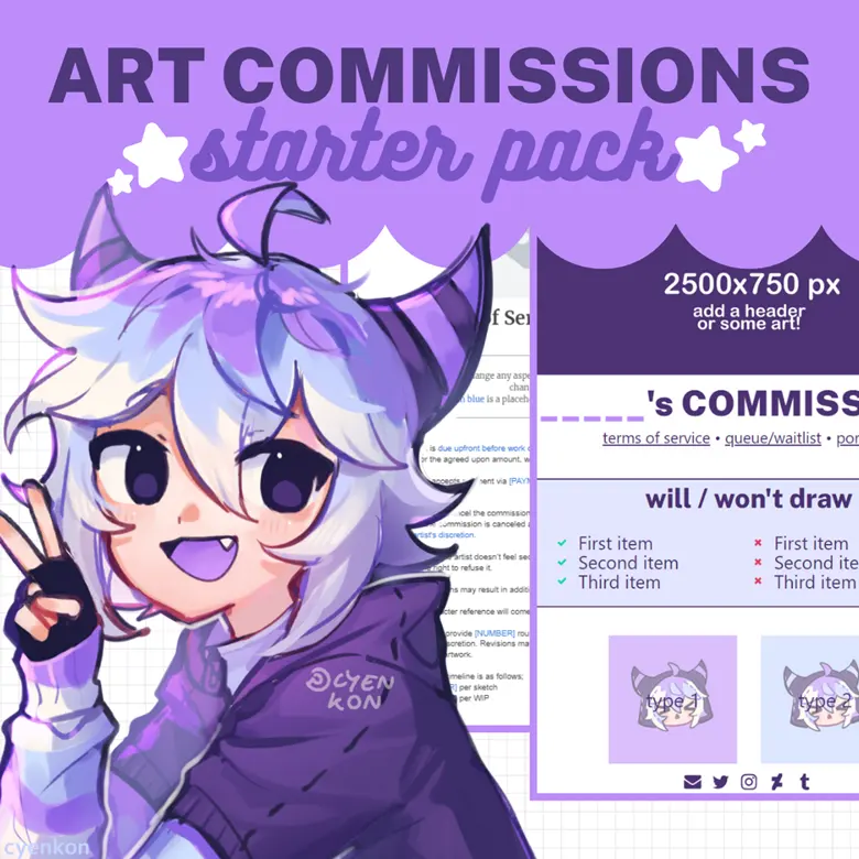 Art Commissions Pack