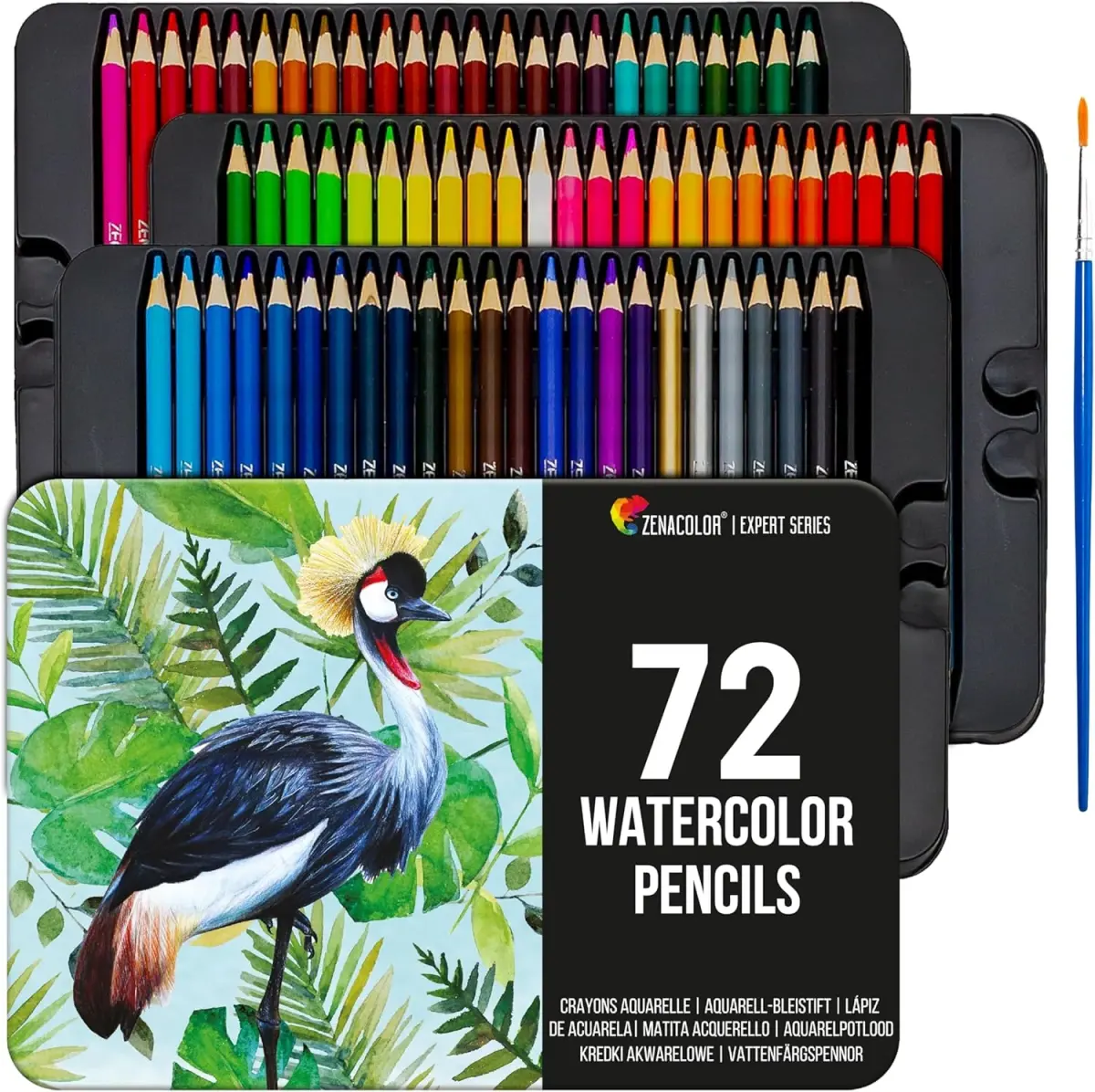 72 Watercolor Pencils