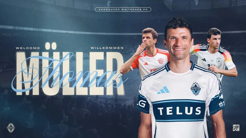 Vancouver Whitecaps FC sign German Legend Thomas Müller