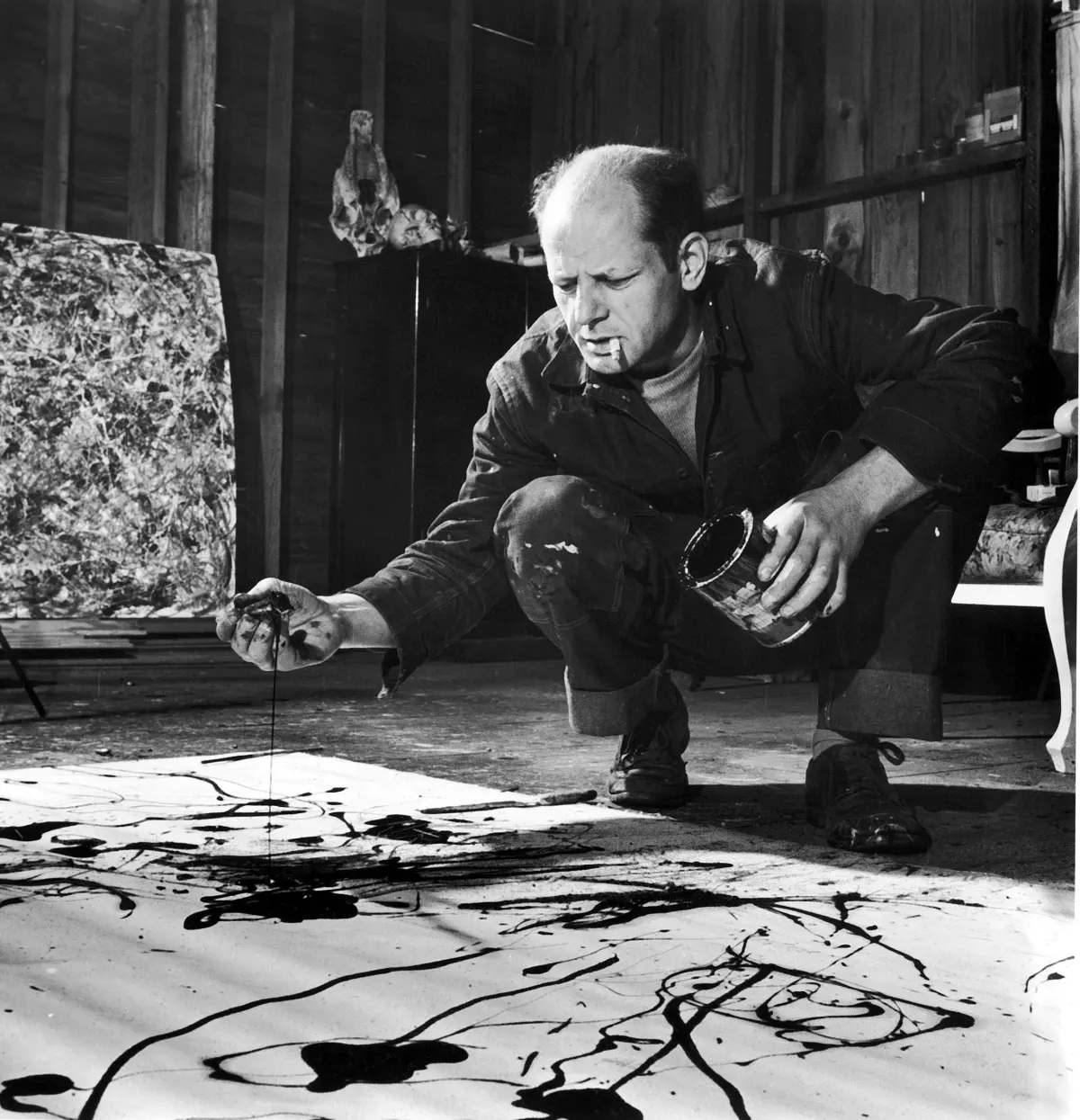 The science behind Jackson Pollock's painting technique