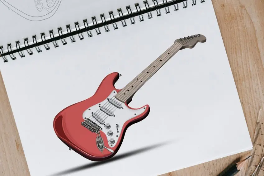 How to Draw a Guitar