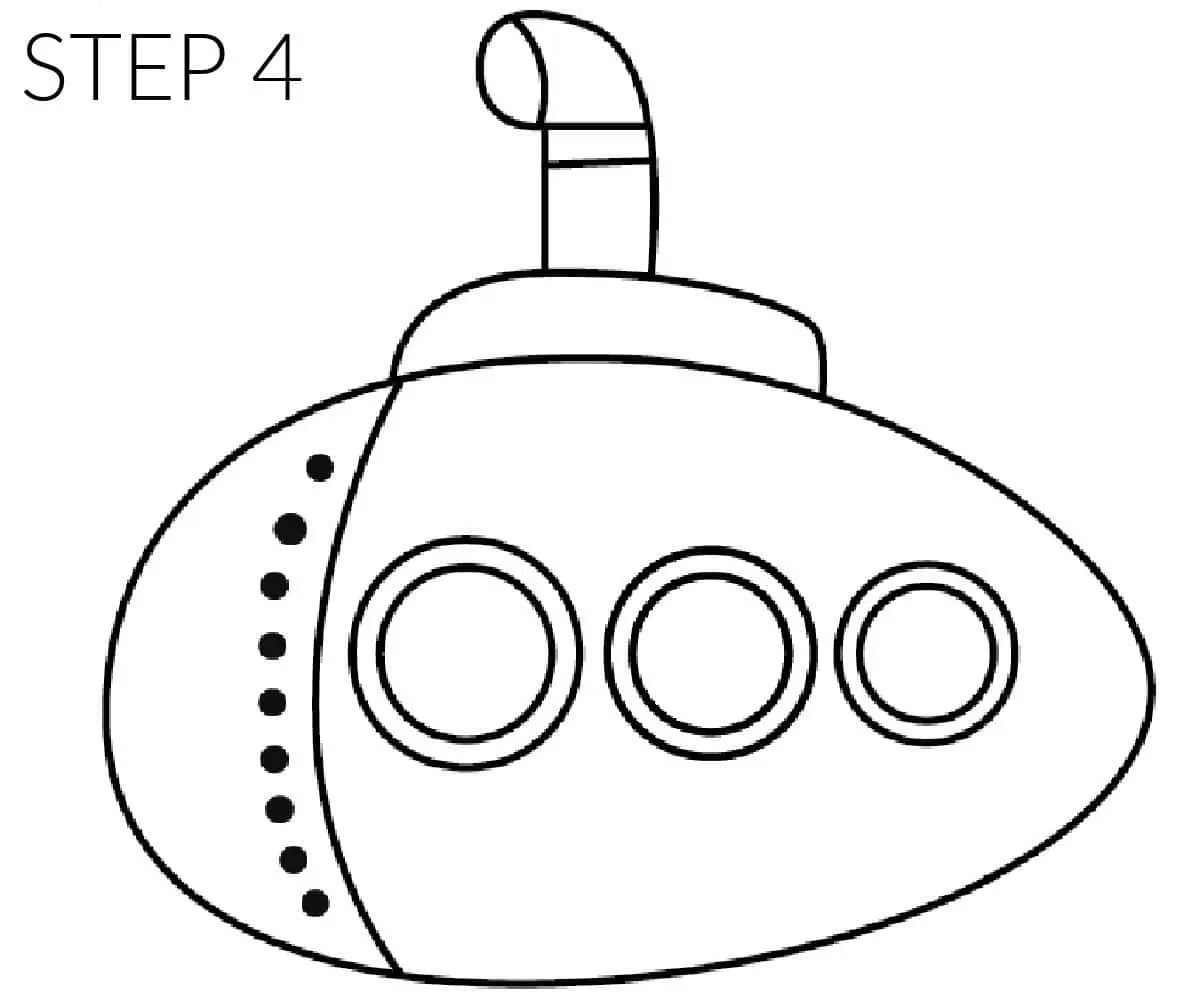 How To Draw a Submarine
