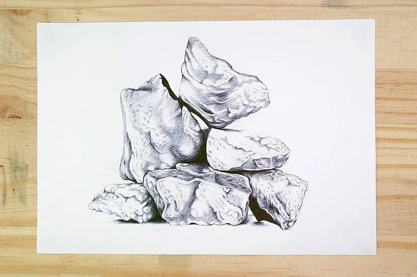 How to Draw Rocks