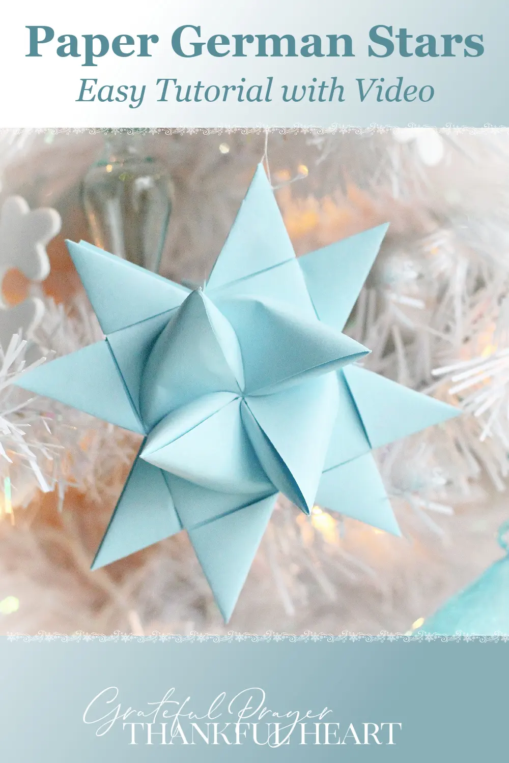 How do you make an origami star