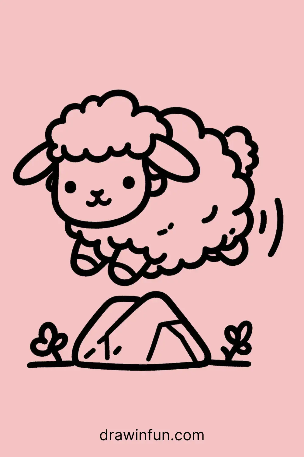 🐑 28+ Easy Cute Sheep Drawing Ideas