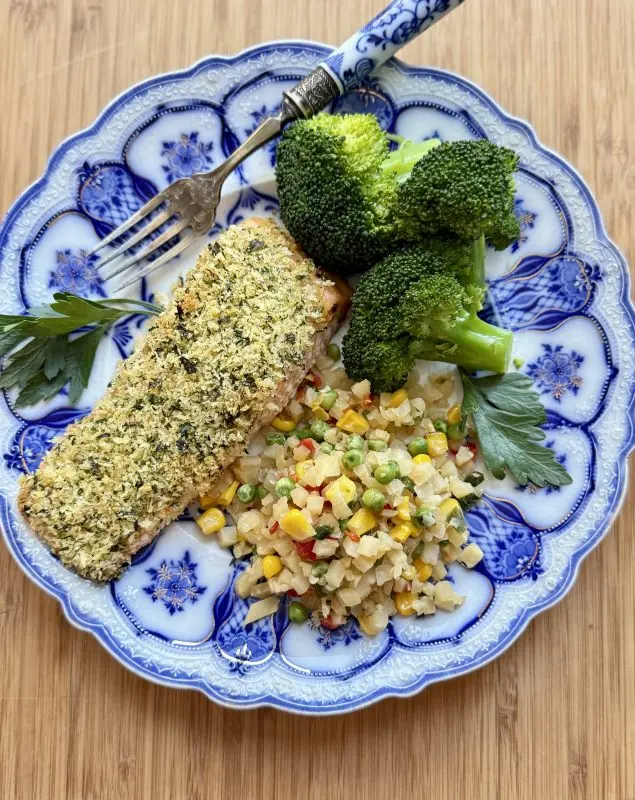 Panko-Crusted Salmon