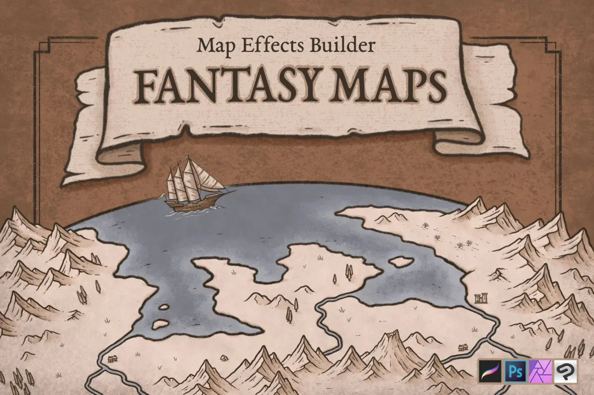 How to Draw Cliffs on the Coastline of Your Fantasy Maps