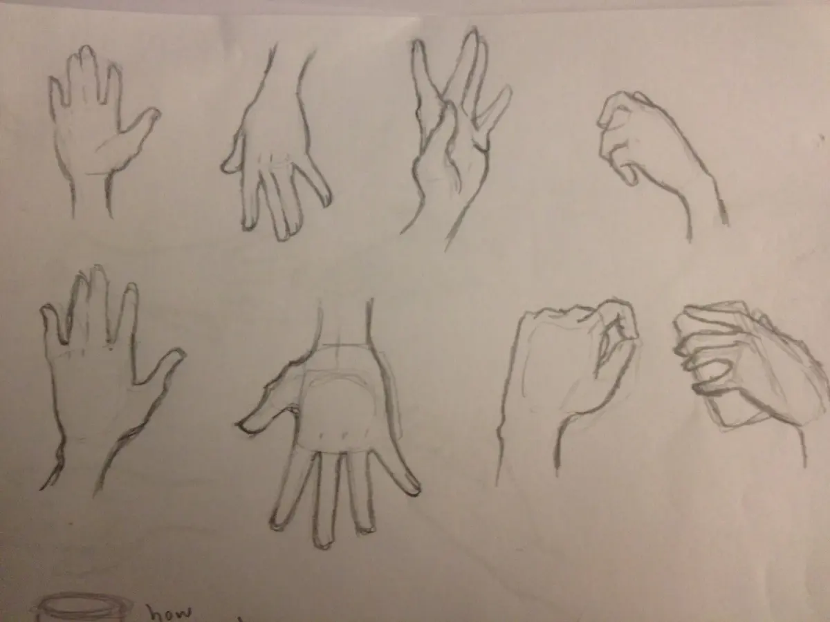 Drawing Hands--The Simple Way