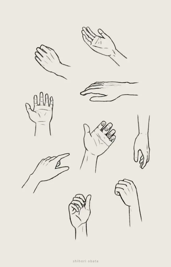 How to Draw Hands: Easy Simple Tutorial