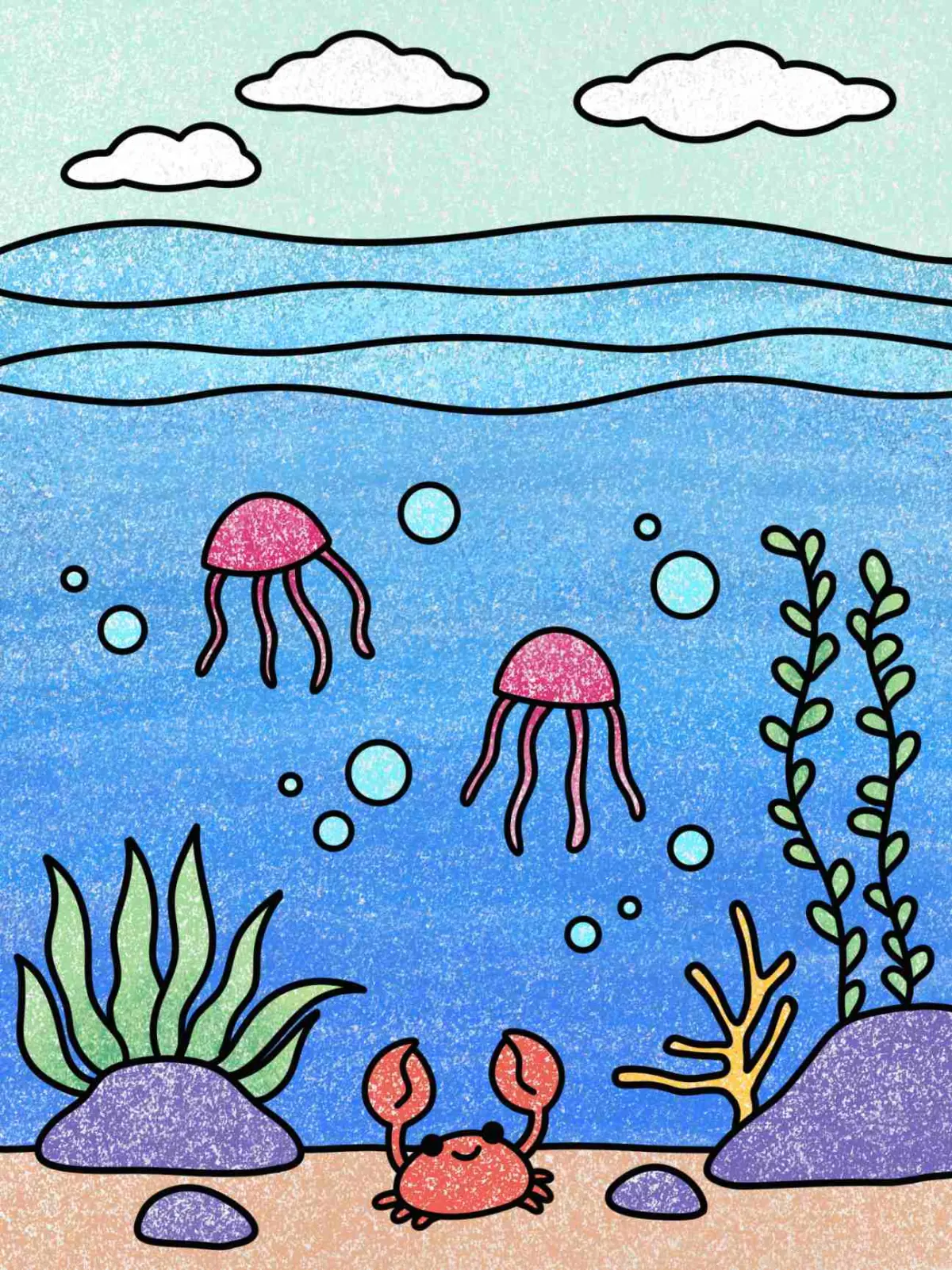 How to Draw the Sea