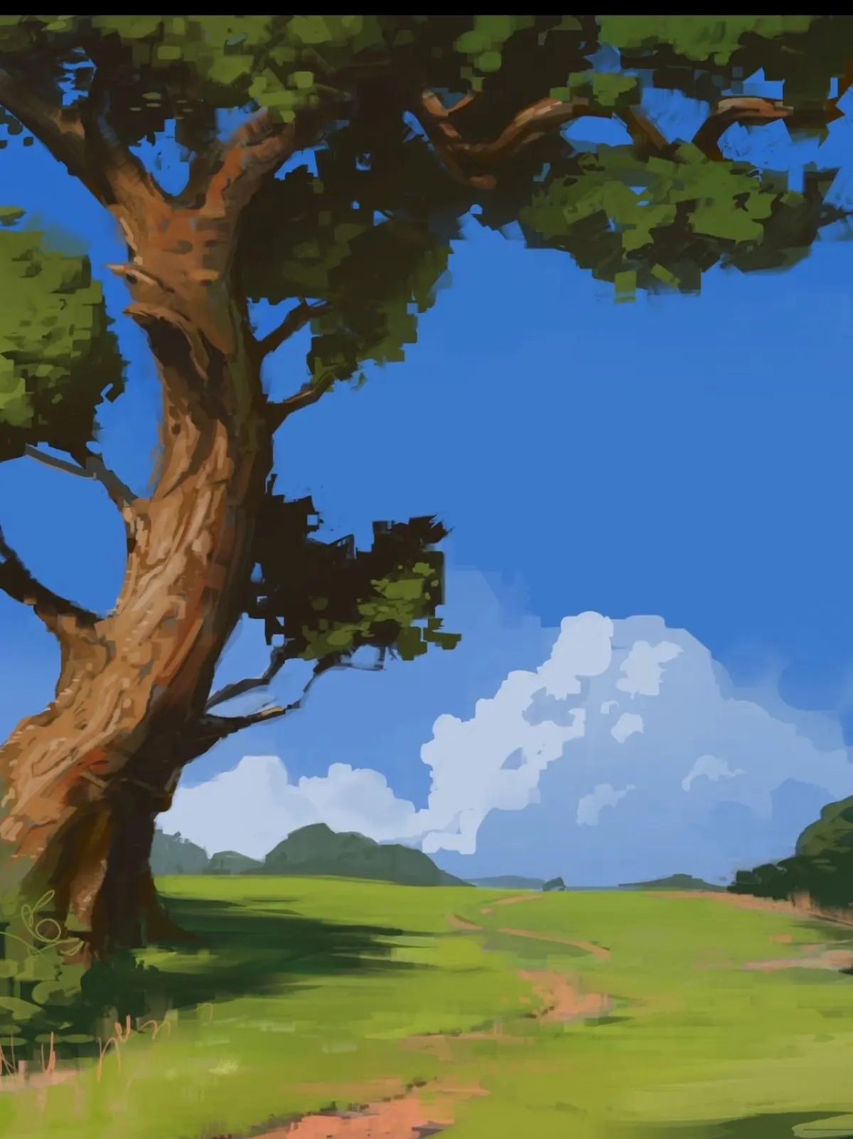 Tips for drawing background like these