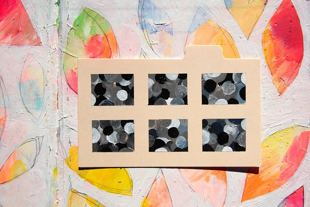 Experiments in masking paint with tape