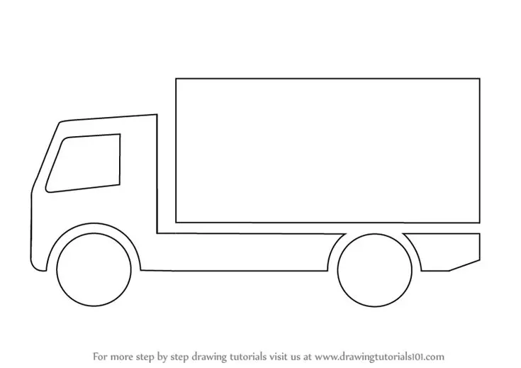 How to Draw a Truck for Kids