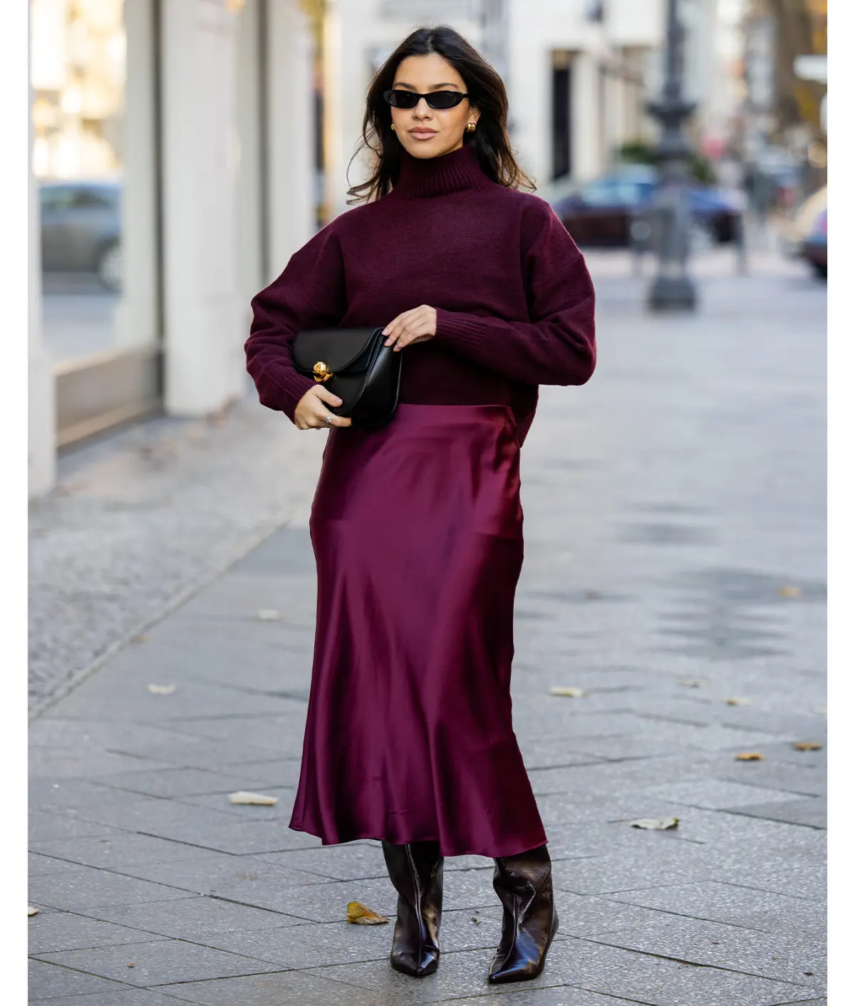 Bye Black. Burgundy Is the New Neutral for 2025