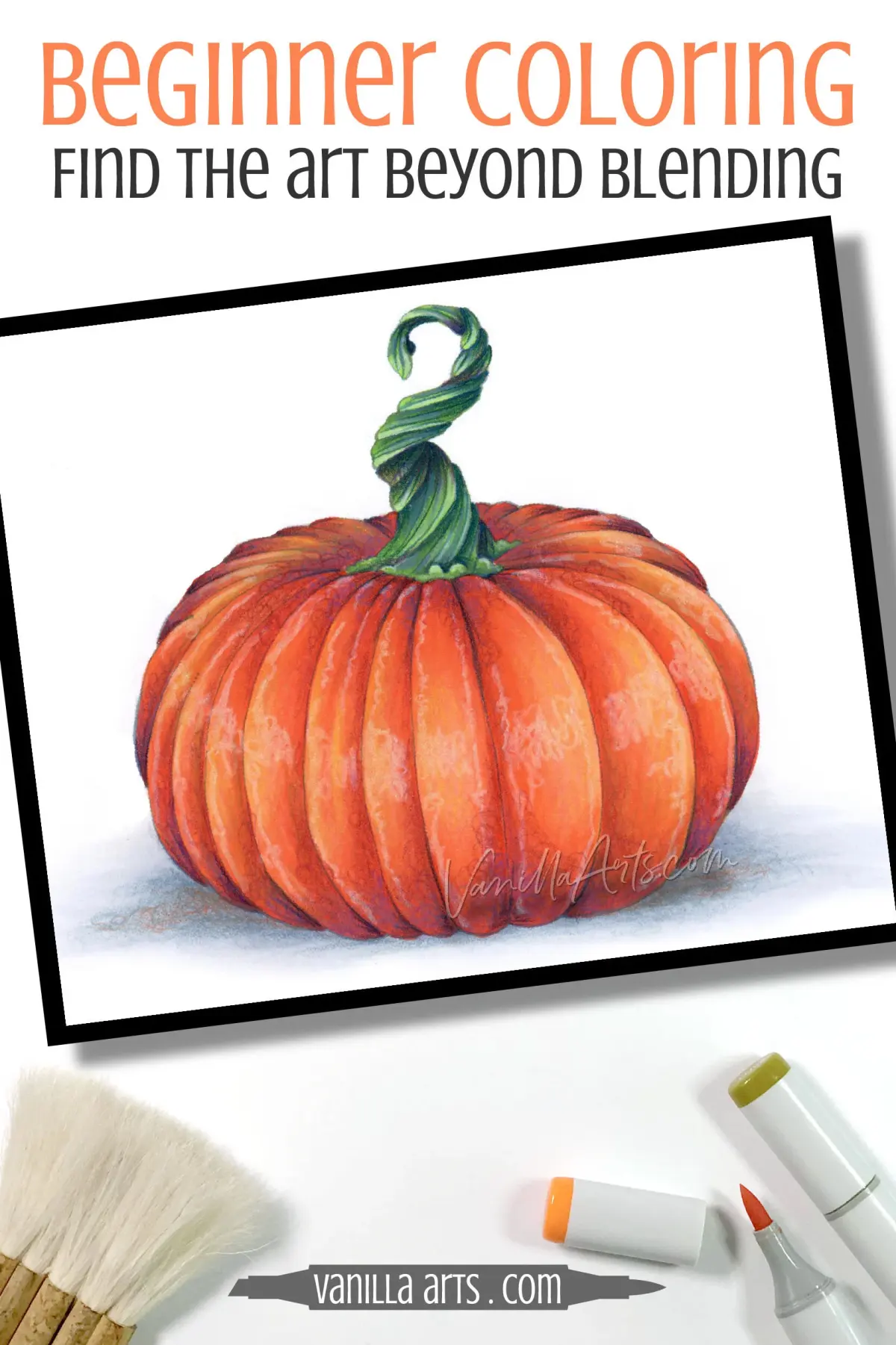 Coloring Tip: Add Bold & Beautiful Color to Shadows (Copic Marker, Colored Pencil)