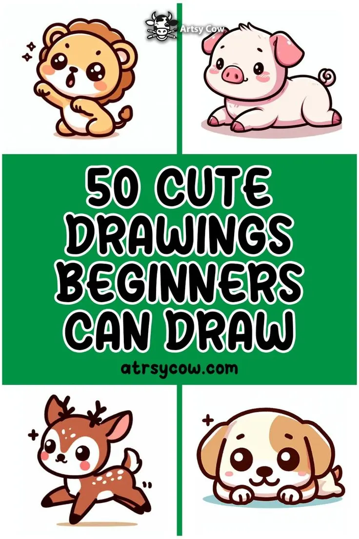 Fun Cute Little Animals Drawings: 50 Animal Sketch Ideas