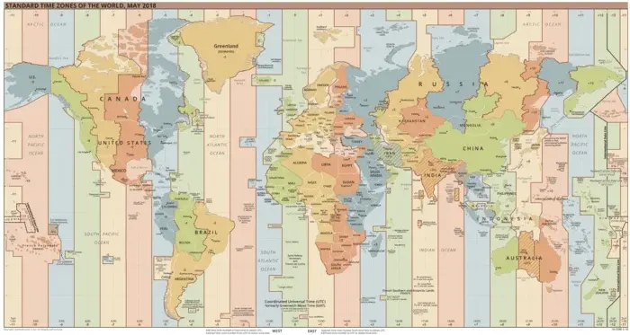 Which Country Has the Most Time Zones?