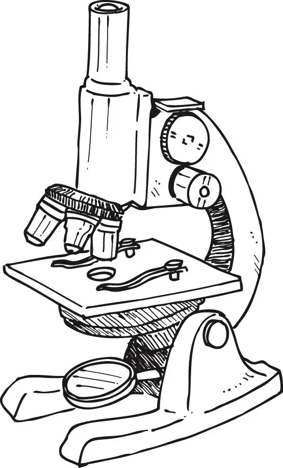 4 Best Microscope Drawing and Coloring Pages