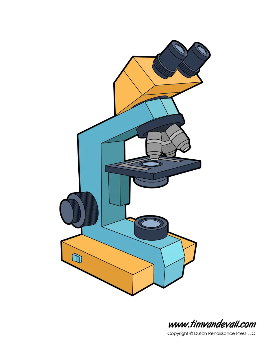 Microscope Diagram Labeled, Unlabeled and Blank