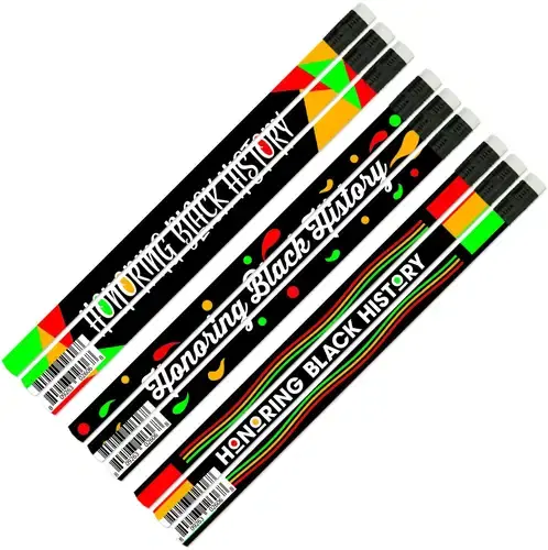 Honoring Black History Pencils, Pack of 12 MUS2606D