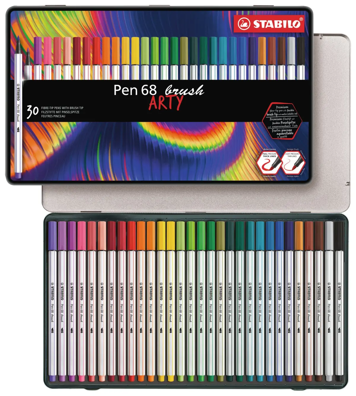 Premium felt-tip pen STABILO Pen 68 brush