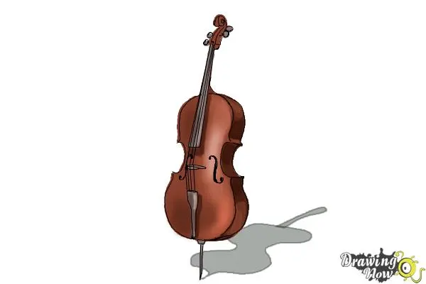 How to Draw a Cello