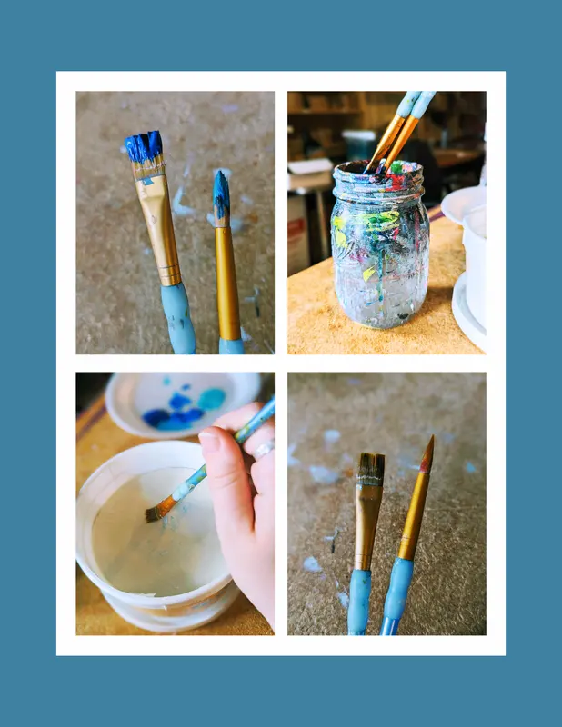 how to clean paintbrushes