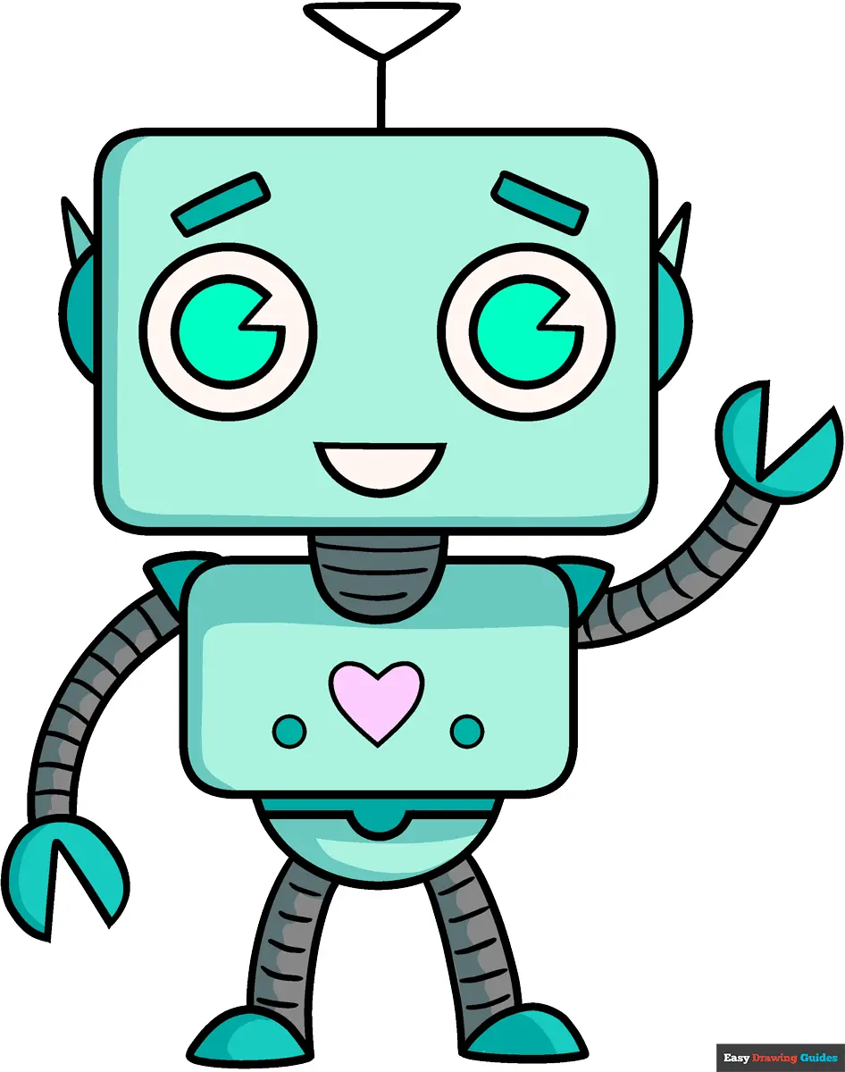 How to Draw a Cute Robot