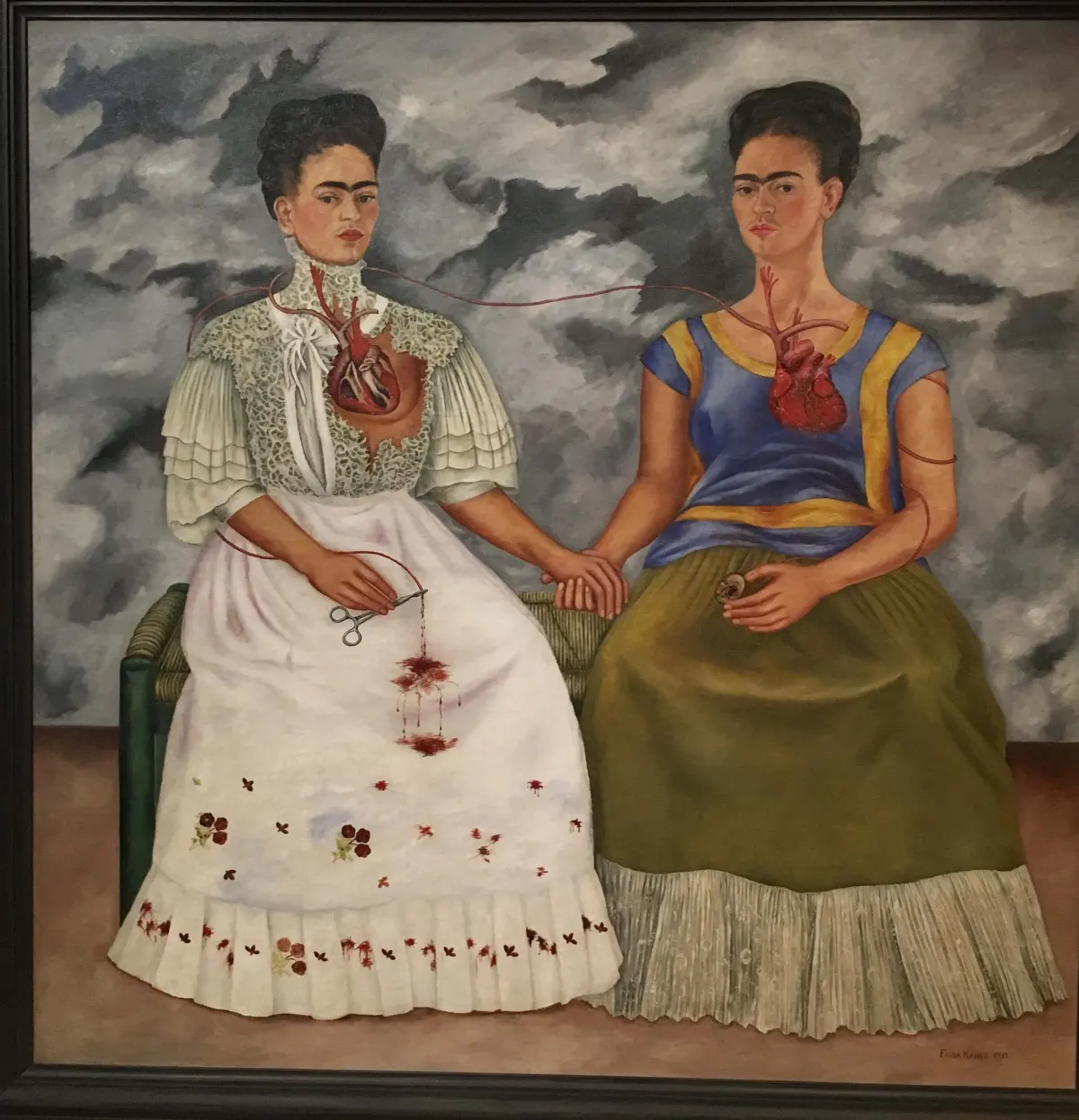 The Two Fridas" by Frida Kahlo