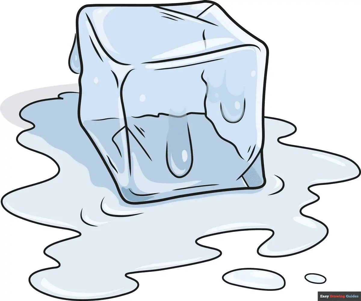 How to Draw an Ice Cube