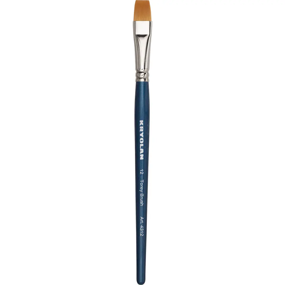 Kryolan Torey Flat Brush 12