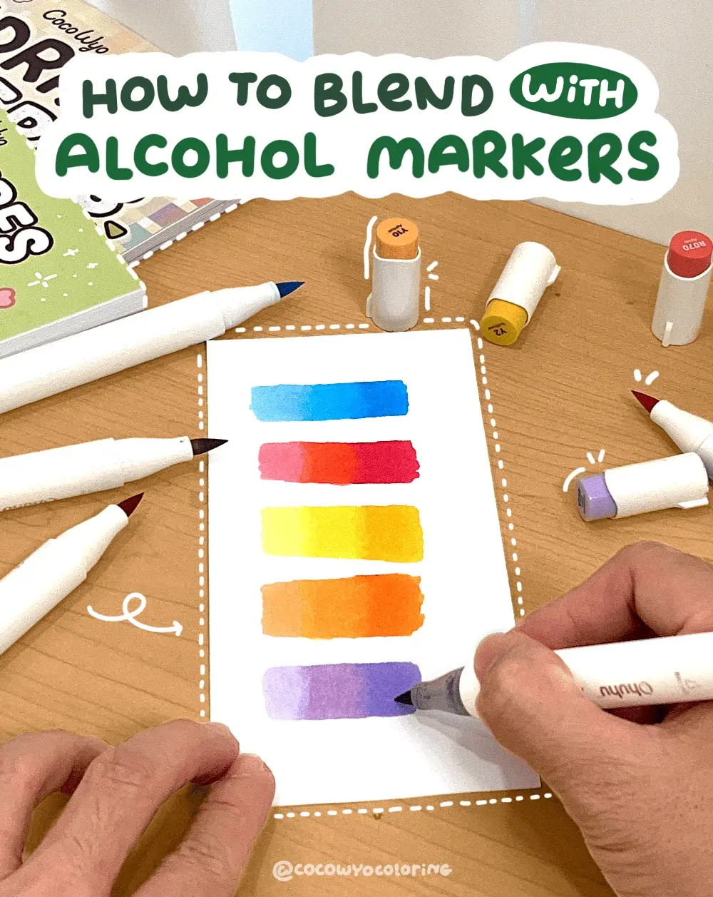 How to Blend Alcohol Markers for Beginners?