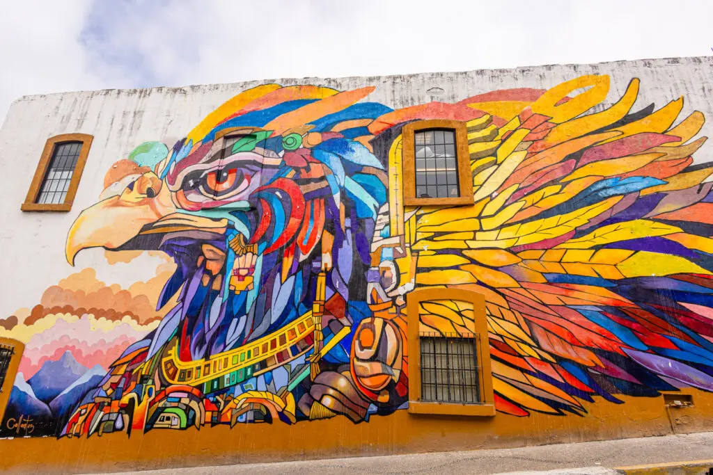 How do you paint a mural