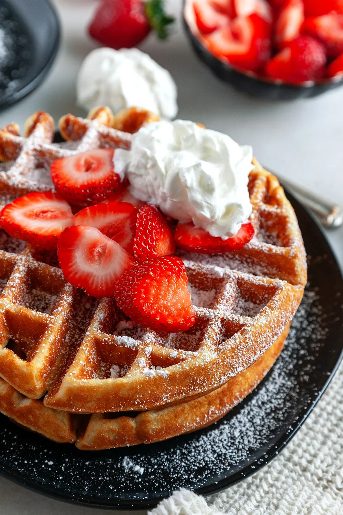 How do you make waffles